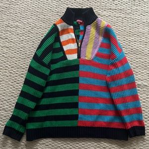STAUD | Sweaters | Staud Hampton Sweater Capri Stripe Multi | Poshmark